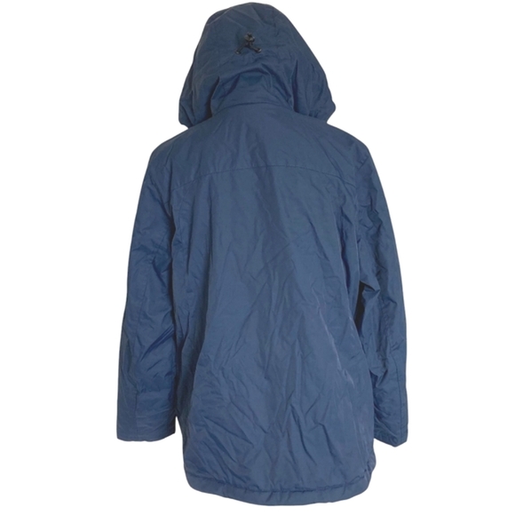 LL Bean Womens Fleece Lined hooded Parka Jacket XL Warm Winter Outdoor Coat - Picture 15 of 17